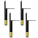 Design exquis : 4 couleurs, 4 tailles, design élégant, excellents accessoires pour meubles de bricolage, lit, armoires, étagères. Avec leur design élégant, les pieds de meubles donnent à vos meubles le look que vous souhaitez. Vos meubles seront non seulement beaux, mais aussi fonctionnels.