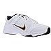 NIKE Men's Sneaker, White Black Gold Suede, 10.5