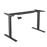 MAIDeSITe Marco de Escritorio de pie eléctrico Ajustable en Altura Escritorio de pie de Acero Resistente de 2 etapas con protección anticolisión, Teclado de Memoria automática Inteligente