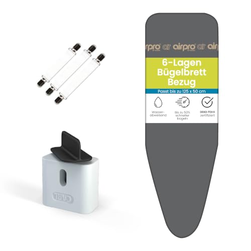 Airpro by Widex Universal 6-Lagen Bügelbrettbezug für Dampfbügeleisen