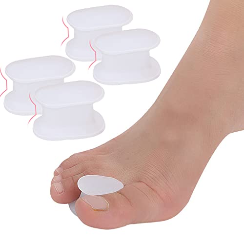 LENTQIUTT 4 Pcs Corrector de extensión de dedos, separador de dedos, protector de dedos para evitar la fricción y aliviar la presión