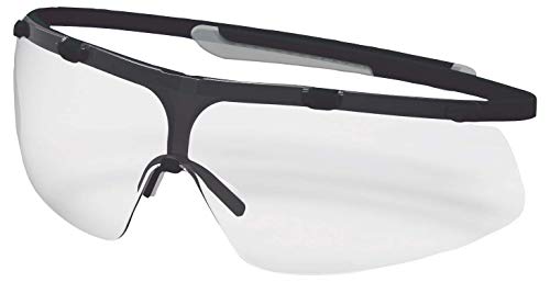 Preisvergleich Produktbild Uvex Super G Schutzbrille - Supravision Plus - Transparent / Schwarz-Grau