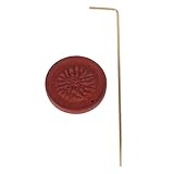 PETIT ET EXQUIS: La taille compacte fait du porte-encens un complément idéal à n'importe quelle pièce, du salon à l'espace de méditation, peut être facilement placé sur des étagères ou des tables. Son design élégant en fait également une superbe décoration qui peut ajouter un air paisible à n'importe quel espace.