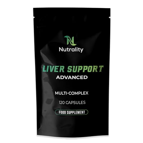 Nutrality Liver Detox Cleanse & Repair Supplement 120 Capsules | Complete Liver Support with Vitamin C and D3 | Cleanse for Fatty Liver | 120 Vegan Capsules | 60 Day Supply