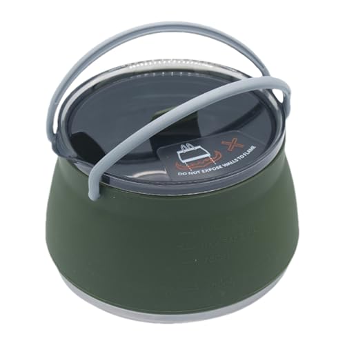 Cafetière pliable, bouilloire de voyage en silicone, bouilloire de voyage, bouilloire portable, bouilloire de camping, cafetière compacte pour camping, randonnée, voyage