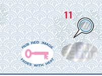 250 Hologram Checks - Top Position. High Security Blank Checks. Best Buy! (Blue scallop)