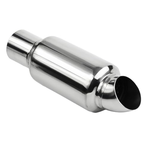 Silenciador cola tubo silenciador de escape de acero de 51 mm para accesorios de coche