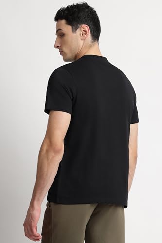 Image of Reebok Men's 100% Cotton Casual T-Shirt - Pure Cotton Soft Breathable Regular Fit Half Sleeve Tee for Men | Round Neck Tshirt for Men Cotton Tshirt