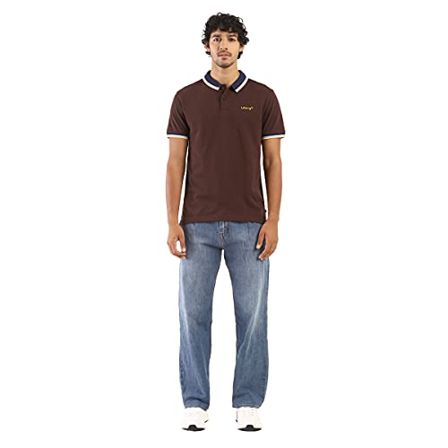 Image of Levi's Men's Regular Fit Solid Polo T-Shirt
