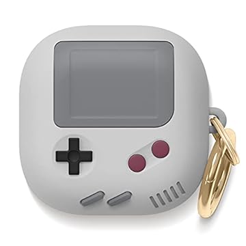 elago Capa GB5 compatível com Samsung Galaxy Buds FE/Galaxy Buds 2 Pro/Galaxy Buds 2/Galaxy Buds Pro/Galaxy Buds Live (preto) (cinza claro)