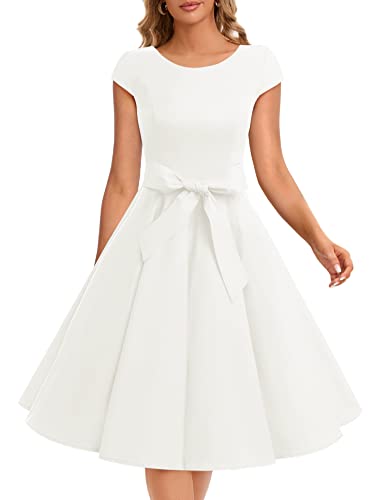 Image of Dressystar Women's Vintage Cocktail Party Dress 1950s Retro Rockabilly Prom Dresses