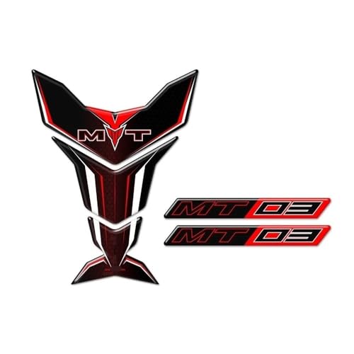 Autocollant Réservoir Moto MT03 2018-2020 Protection Carénage Noir