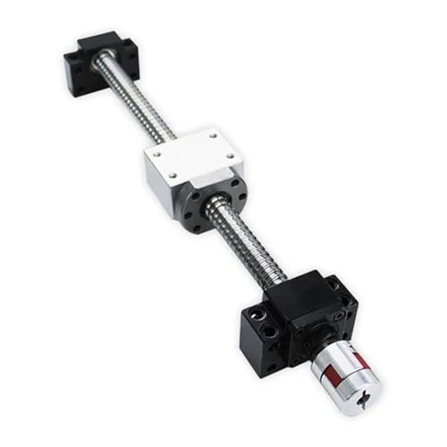 Metal Ball Screw nut 20mm SFE2020 Large Lead Ball Screw Kit with DSG2020 Nut Housing BKBF15 End Support and Coupling for CNC Xyz Axis Milling(900mm)