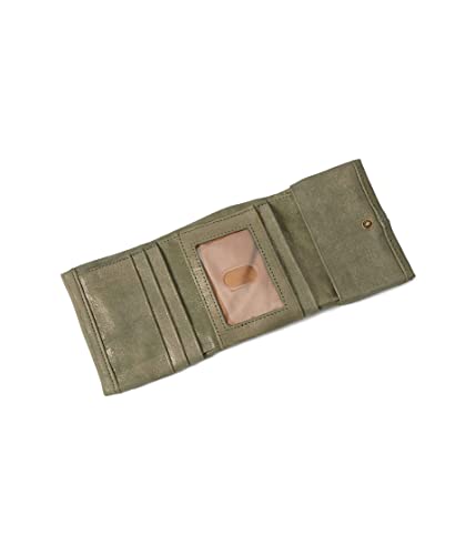 Hobo Keen Mini Trifold Wallet For Women - Leather Construction With Cotton Lining And Multiple Card Slots, Stylish And Convenient Wallet Golden Fir One Size One Size #TOP2