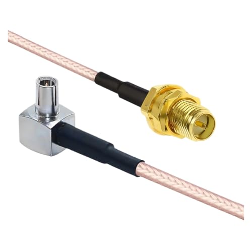 RG316�P�[�u�� SMA�I�X���X�W���b�N - TS9�I�X���p�v���O �s�O�e�[���W�����p�[ Wi-Fi�A���e�i�����P�[�u�� ���f�����[�^�[�p(I4-RPSMAK-TS9JW,10cm)