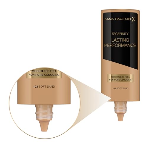 Max Factor Lasting Performance Long-Lasting Liquid Foundation - 103 Soft Sand, 35 ml