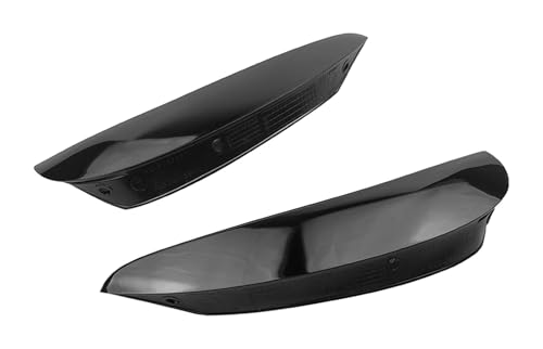 Moldura de parachoques delantero y divisor lateral negro brillante para Benz E200 W213