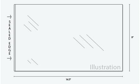 Ruby Paulina Film Lamination Pouch, 8.5 x 14", Pack of 100, Clear (353600)