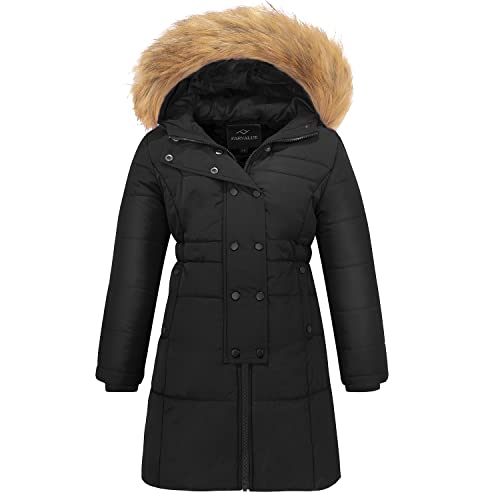 Image of FARVALUE Women's Winter Coat Thicken Puffer Coat Warm Jacket with Removable Fur Hood