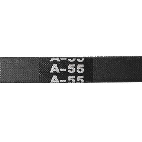 Correas trapezoidales A55 de goma para una transmisión suave y sin deslizamientos, 2 unidades 3