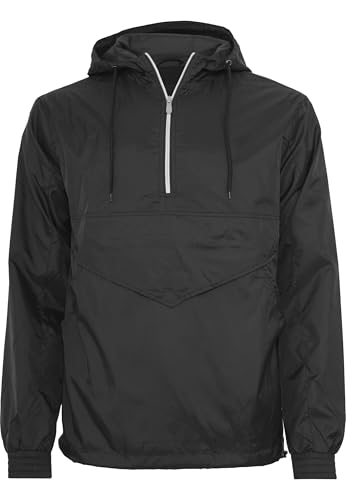 Urban Classics Chaqueta para hombre Pull Over Windbreaker
