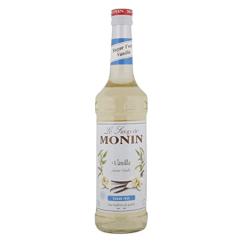 Monin Vanilla Sugar Free Syrup In Glass Bottle 700 ml
