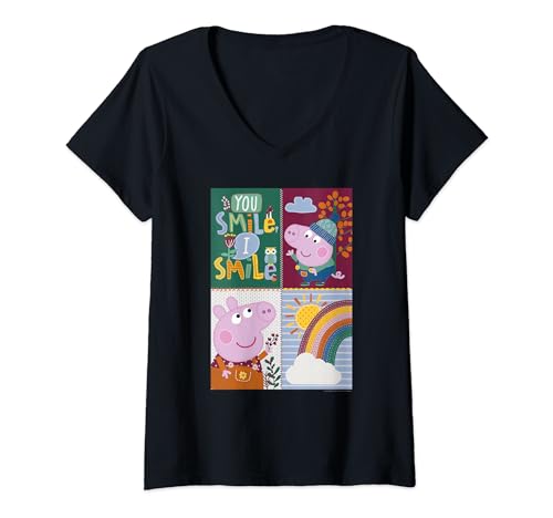 T-shirt Peppa Pig You Smile broderie complicité frères et sœurs look de famille