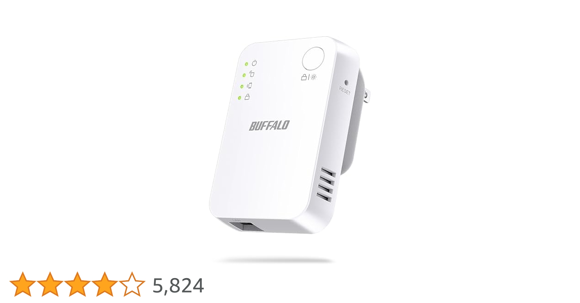 【naoki 】BUFFALO Wi-Fi 中継機 BUFFALO Wi-Fi中継機 11ac 866+300Mbps AirStation WEX-1166DHPL