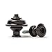 Dunlop SLS1033BK Straplok Dual Design Strap Retainer System, Black