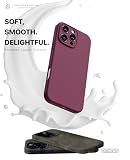 GOODVISH Etui 3 w 1 dla iPhone'a 16 Pro Max 17.5 cm, ulepszona ochrona aparatu, 2 szt. ochraniaczy ekranu HD, płynny silikon, odporne na zarysowania, odporne na wstrząsy, guma żelowa, bez odcisków