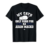 Cat Lovers for Adam Macko Toronto Baseball MLBPA T-Shirt