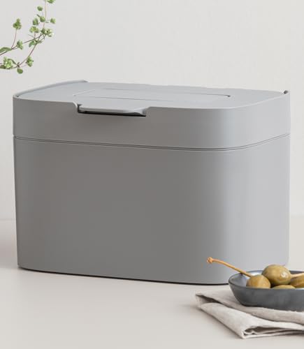 KAZAI. Bio-Mülleimer 'Elin' | 4,5L Kompost-Eimer mit Kohlefilter...