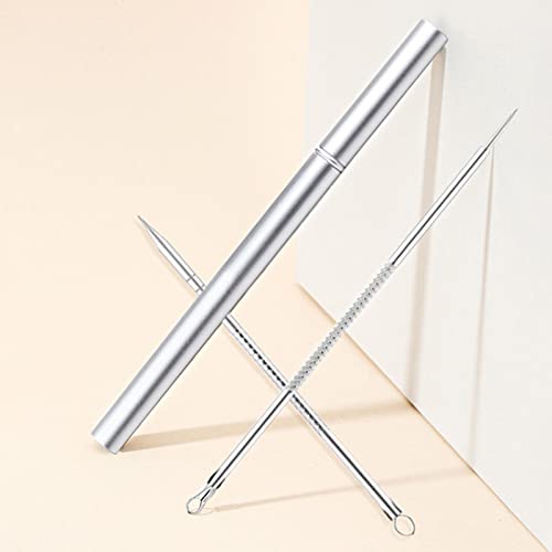Ferramenta Pimple Popper - remoção e extrator Whitehead,Ferramenta Extratora para Comedone Zit com T