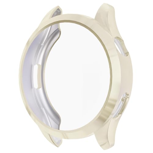 [CYBERGARAGE] For Xiaomi Watch 5 �P�[�X �J�o�[ ���b�L/�N���A �t���ی� �t�B������� �ی�P�[�X/�J�o�[ For ���� �V���I�~ �E�H�b�`5 Watch5 TPU(���C�g�S�[���h)