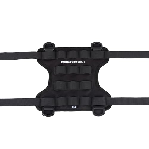 Oxford Nomad Accessory Harness OL579 | Motorcycle Adventure Bike Lightweight Modular Luggage System, Black