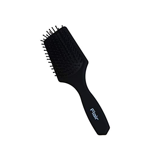 Flair Brush Paddel-Haarbürste, Unisex, mit weichem Griff und Nylonstiften Cover