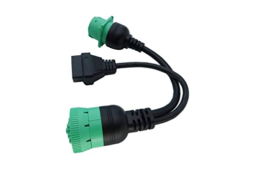 Cable Splitter J1939 ELD Verde Tipo-2 macho a hembra y OBD II miniatura 4