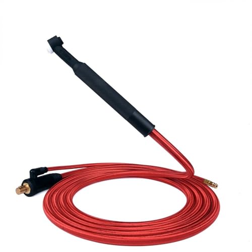 Torche TIG WP9F flexible à câble gaz-électricité intégré pour soudage en angle difficile