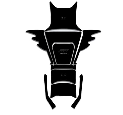 Autocollant givré de réservoir pour moto SR250GT scratch pad en cuir