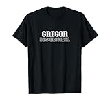 GREGOR TShirt Name Vorname Fun Lustig Spruch Original T-Shirt