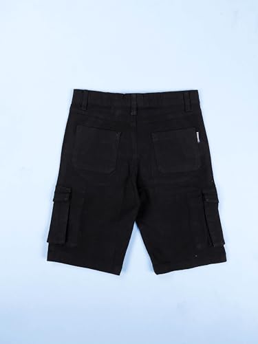 Image of KiddoPanti Boys Cotton Twill Knee Length Cargo Short