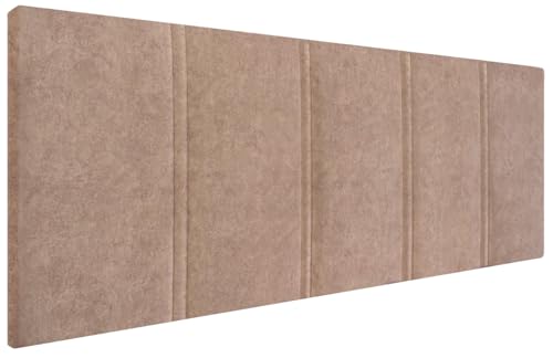 HOGAR24 ES | Cabecero Tapizado Amur | Cabezal de Cama Acolchado | Tapizado en Teijdo Alta Gama Acuaqulin Antimanchas | Color Beige | Medida: 155x55x3cm (Cama 150/160 cm)
