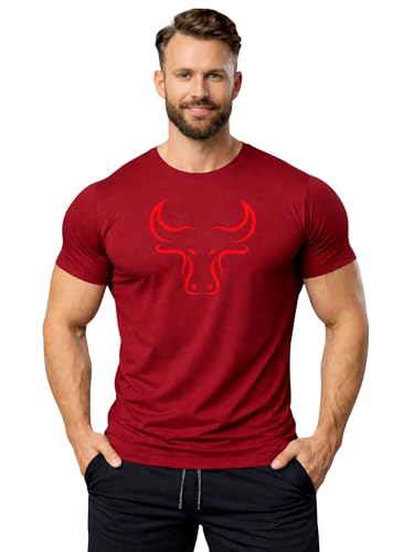Image of 3Colours RGB Active Fit T-Shirt - Lightweight Polyester Sportswear-Bull