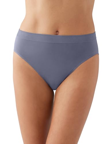 Wacoal Women's B-Smooth Hi-Cut Brief Panty, Flint Stone, S