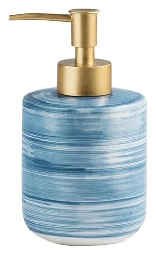 Keramik-Seifenspender-Pumpe – nachfüllbare Lotion-Pumpe für Badezimmer, Küche, Arbeitsplatte, Duschspender – 350 ml Fassungsvermögen
