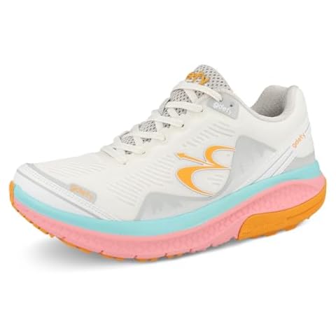 G-DEFY Mighty Walk Women’s Orthopedic Walking Shoe | VersoShock Technology for Pain Associated with Running | Prolonged Standing | Arch Support | Diabetic Shoes | Wide Shoes | Free Custom Orthotic Cover
