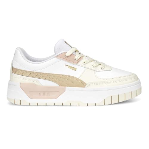 PUMA Cali Dream West Coast - Tenis de piel con plataforma para mujer, estilo casual, color beige, Beige, 10