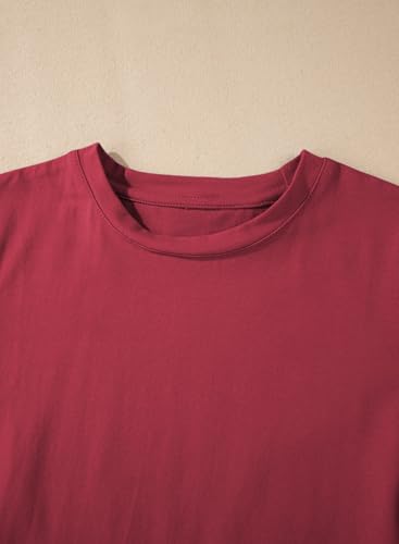 blibean 4 Pack Summer Girls Shirts Cotton Soft Kids Short Sleeve Clothes Size 6-15 Year3