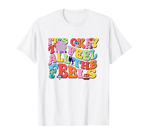 Disney Pixar Inside Out 2 It’s Okay To Feel All The Feels T-Shirt