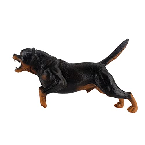Figurine statique de Rottweiler modèle de collection